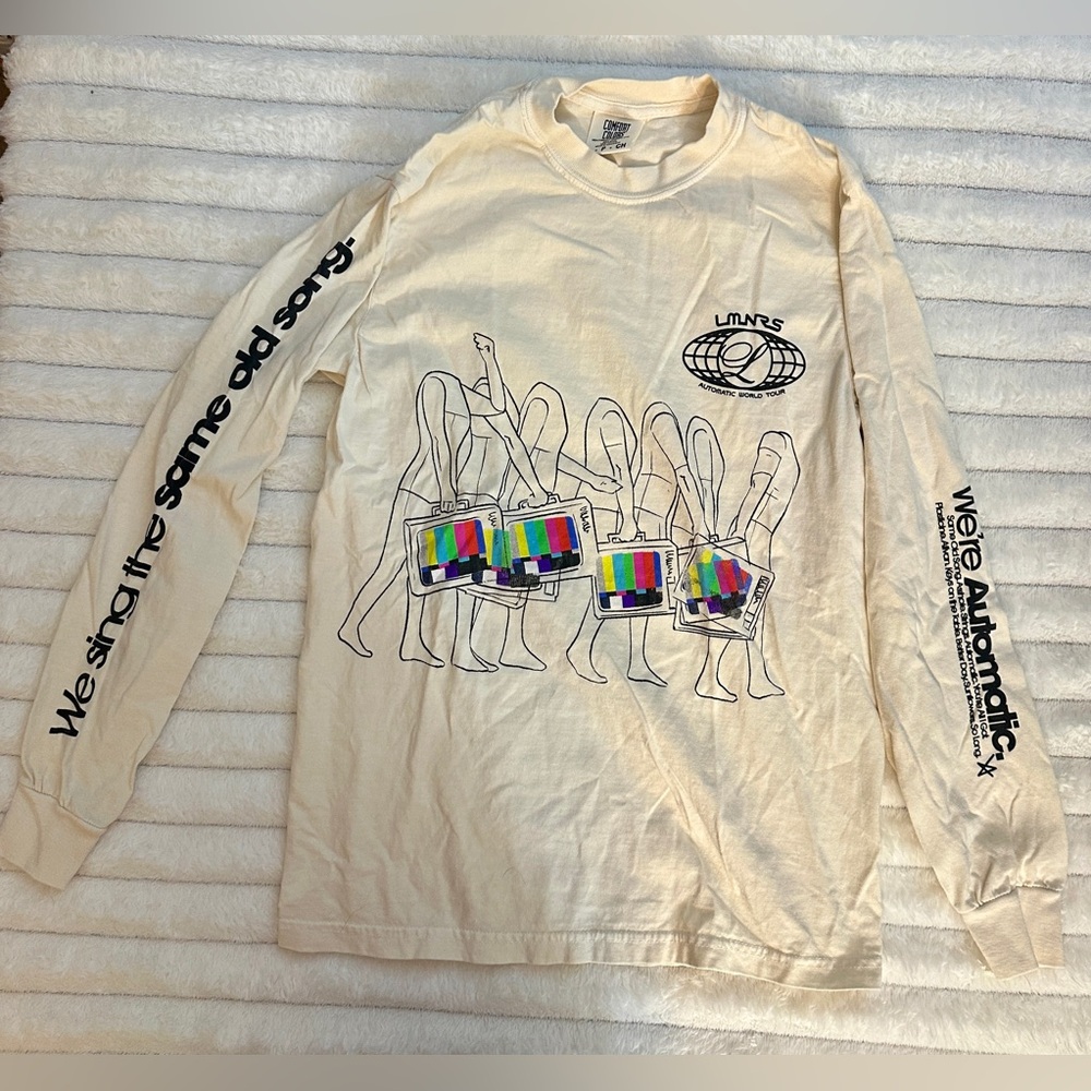 Lumineer’s 2025 “Automatic” World Tour Concert Long Sleeve T Size S